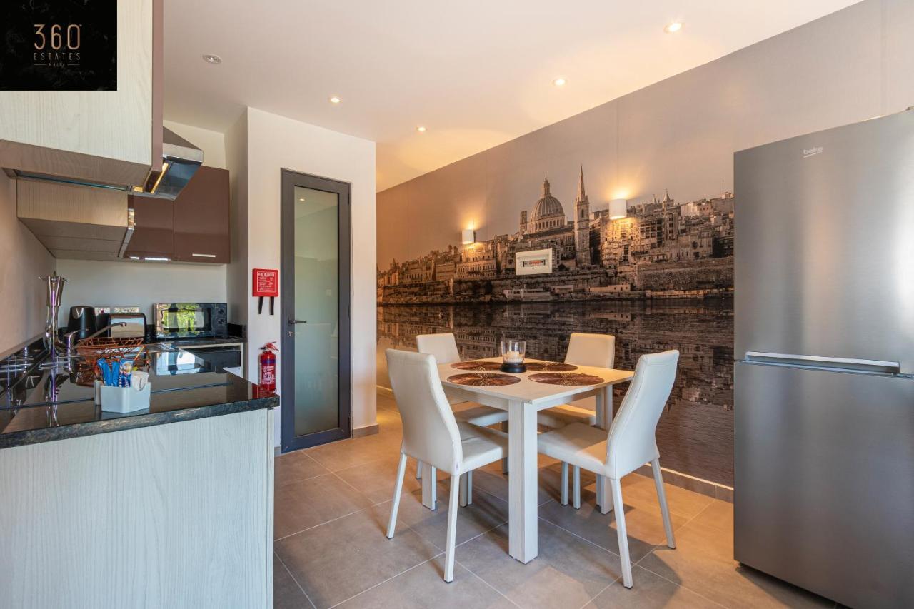 High-End Central Apt With Comfy Bed & Super Wifi By 360 Estates San Gwann Exterior photo